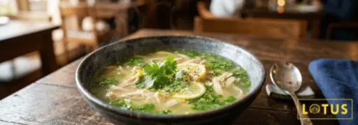 Lemon Coriander Soup — Lotus Restaurant Patna